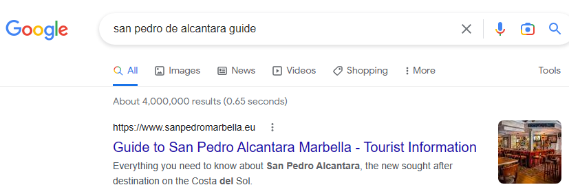 Search Engine Rankings Marbella